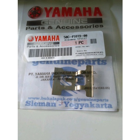 Pad hỗ trợ. Bộ Kẹp Phanh Sau Bằng Kẽm Chống Mòn Cho YAMAHA JUPITER MX Mx KING 150. Vixion NVA mới đây. Yamaha Nguyên Bản 50C-F5919-00