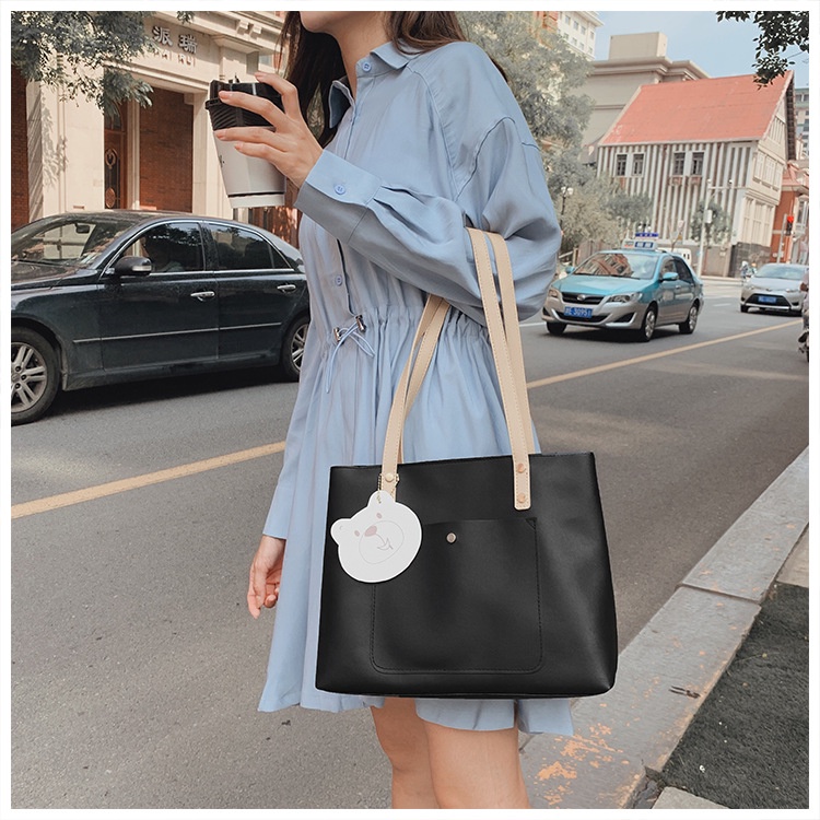 Túi công sở túi xách nữ, túi tote da PLUSH BAG kẹp nách đeo vai đi học đi chơi thời trang cao cấp giá rẻ TT012