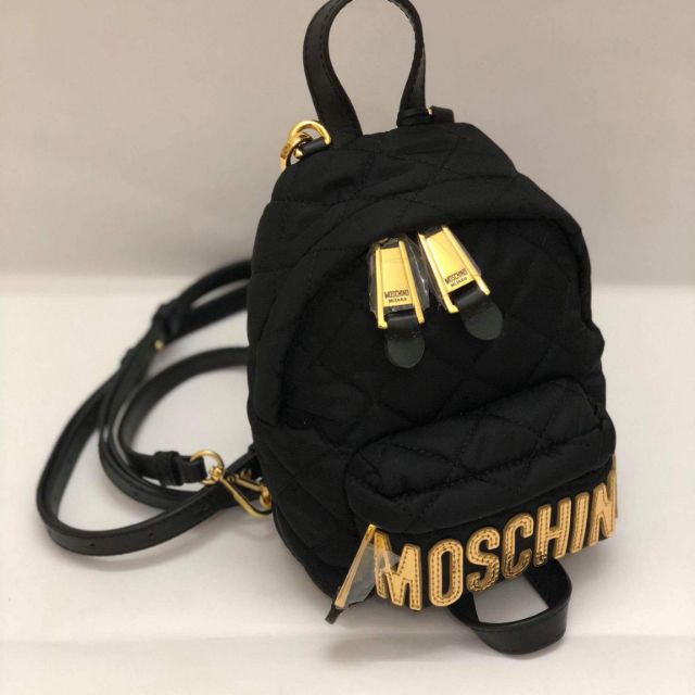 Balo Mosschino Black mini Authentic.