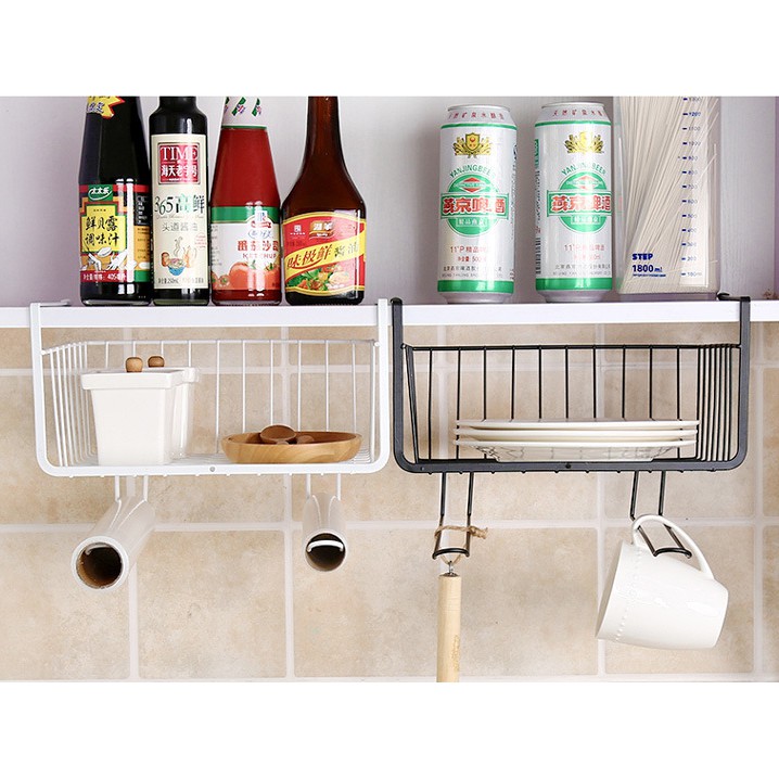 Kệ cài treo tủ nhà bếp tăng diện tích tiện dụng IN73