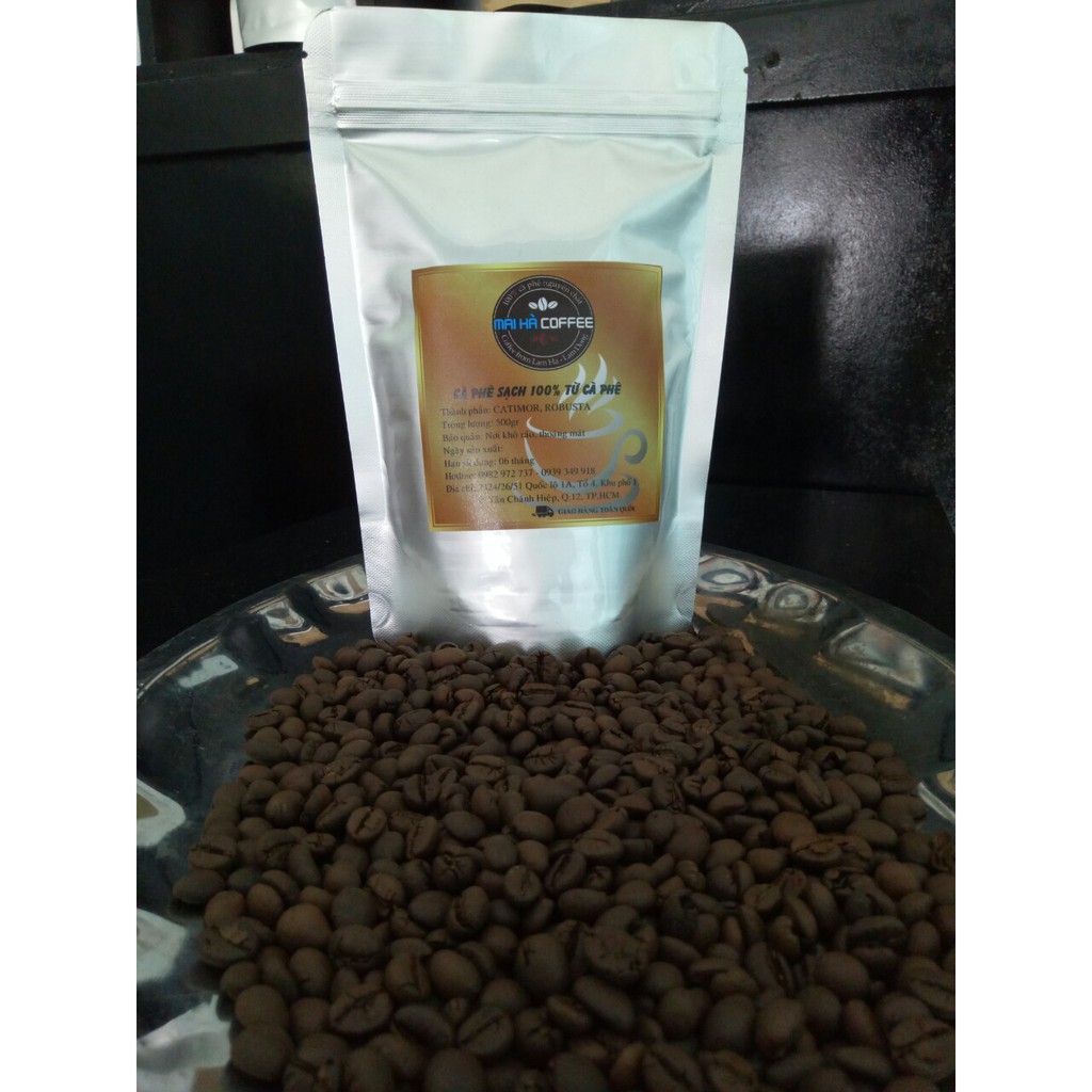 Coffee.maiha - Bịch 500gr Robusta + Arabica đậm đà, thơm ngon đặc biệt giá chỉ còn 130k | BigBuy360 - bigbuy360.vn