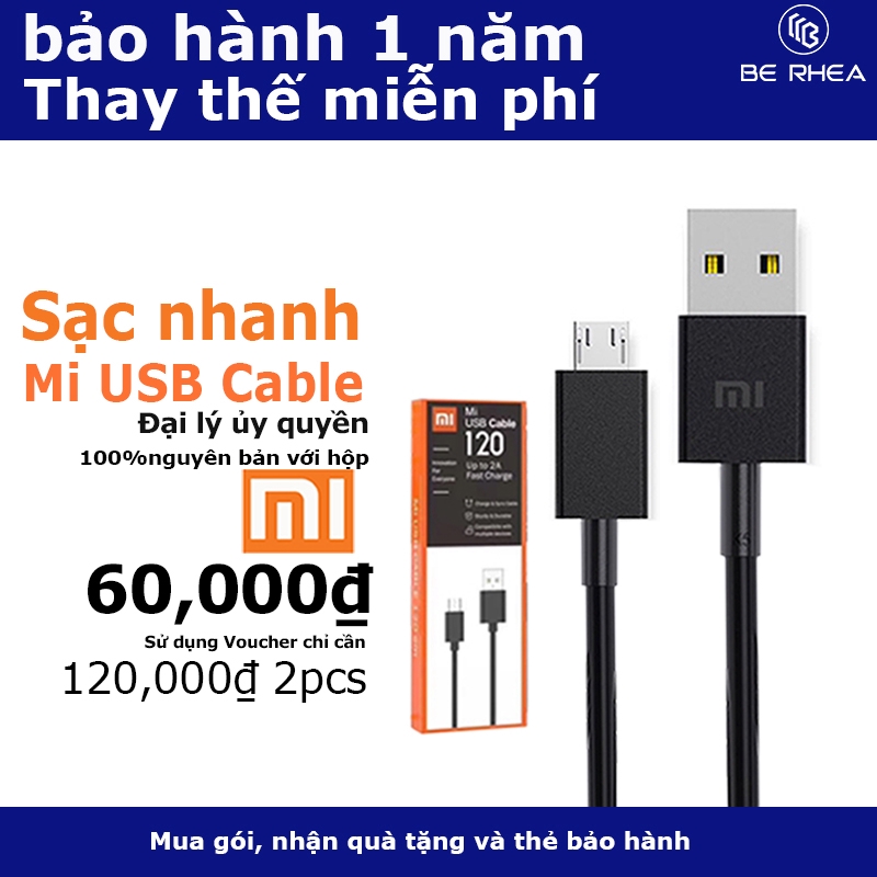 Cáp Sạc Nhanh Xiaomi Xiao Mi 2a Cổng Micro Usb