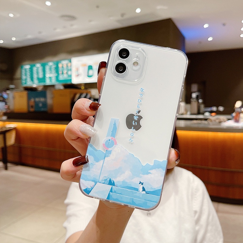 NOHON phone TPU Case For XIAOMI MI 10T PRO POCO M3 X3 NFC GT Sky waves Fashion All-round soft back cover