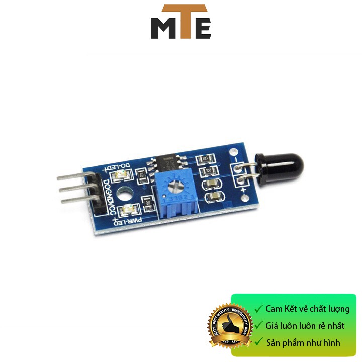 Mạch cảm biến phát hiện ngọn lửa Flame sensor - Module arduino