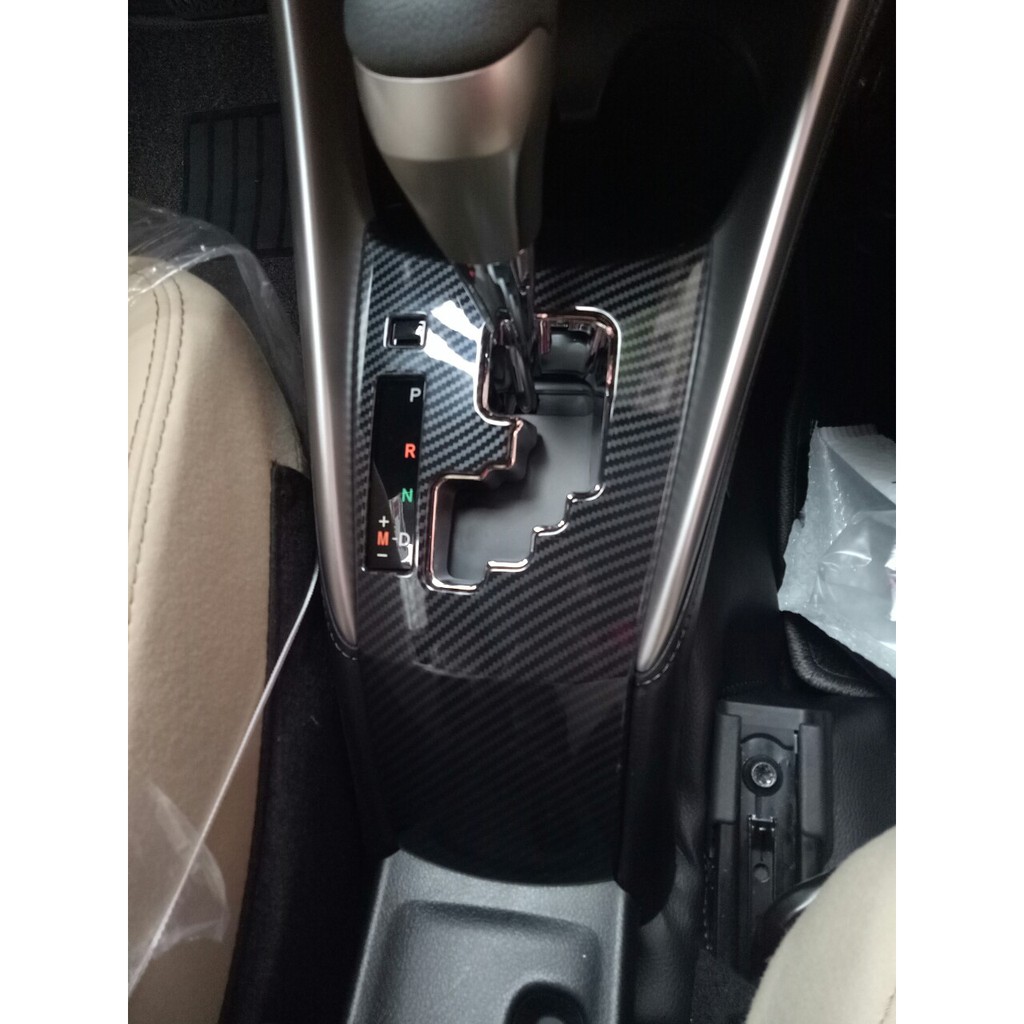 Ốp nội thất Toyota Yaris, Vios đời 2019 -2021 vân cacbon - hàng cao cấp