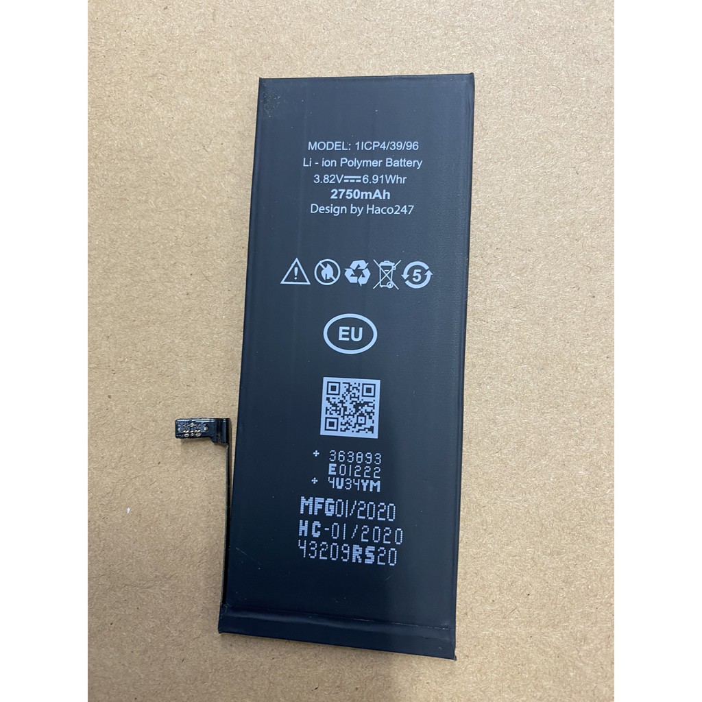 Pin EU táo 5G/5S/6/6plus/6splus/6s/7/7 plus/8g/8plus/x/xs