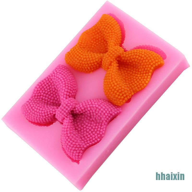 Khuôn Silicone Tạo Hình Trang Trí Bánh Kem Hình Nơ