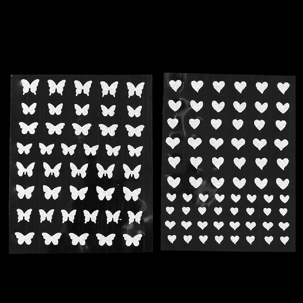 [[UVIG]] Nail broken diamond glitter powder sticker new love bear star awn Butterfly [Hot Sell]