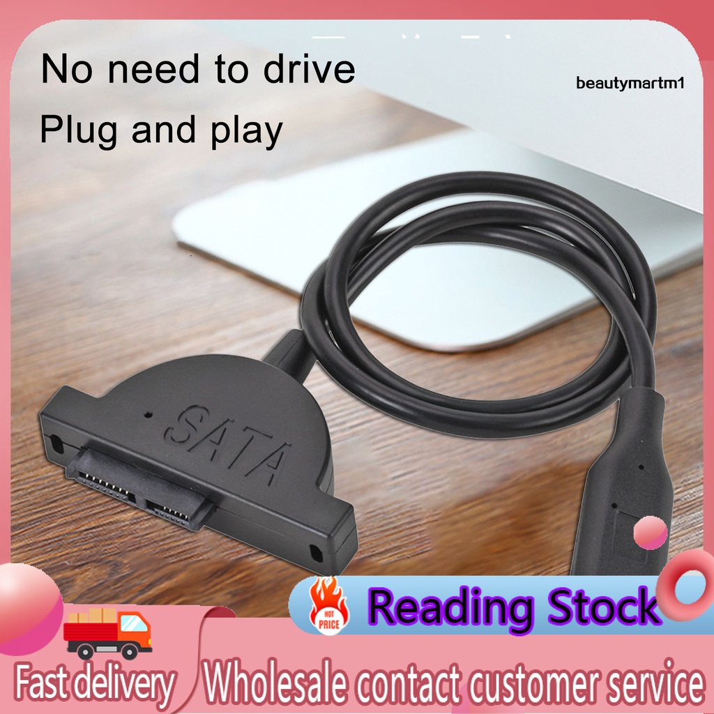 Dây Cáp Chuyển Đổi Ổ Đĩa Quang 7 + 6 13pin Sang Usb 2.0 Cho Laptop