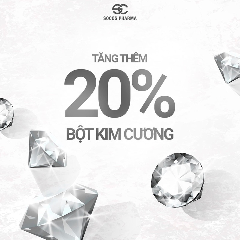 Kem dưỡng Trắng da Kim cương Pinky Skin Cream Polla's No.1 20g căng bóng