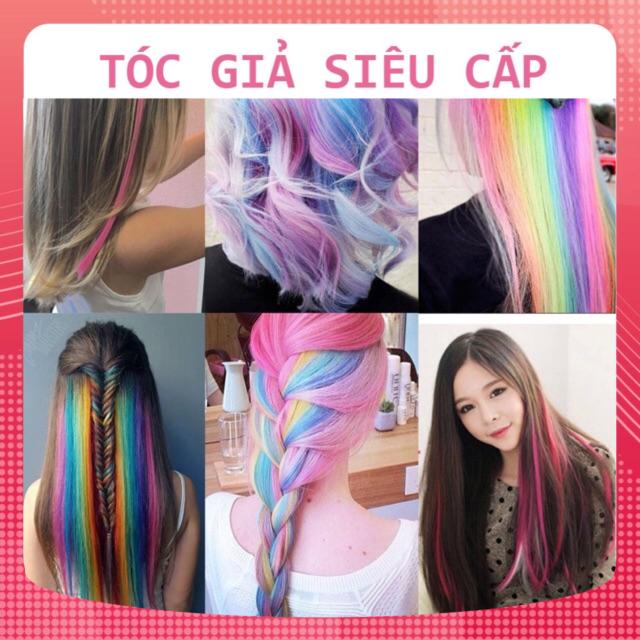 🌷 ĐỦ MÀU 🌷 LINE TÓC GIẢ DỄ DÙNG SỈ SỐ LƯỢNG LỚN