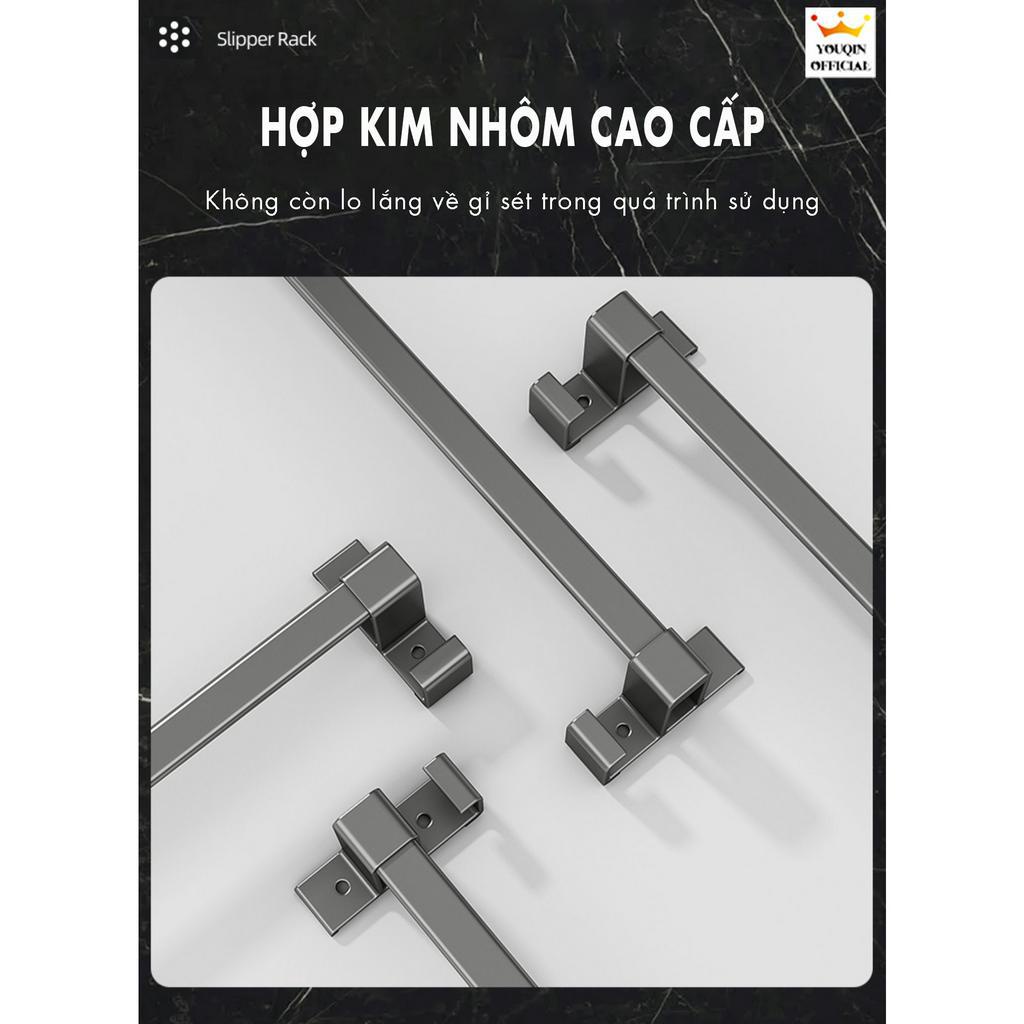 Thanh Treo Dép/Khăn Kèm Móc Treo Dán Tường - YouQin