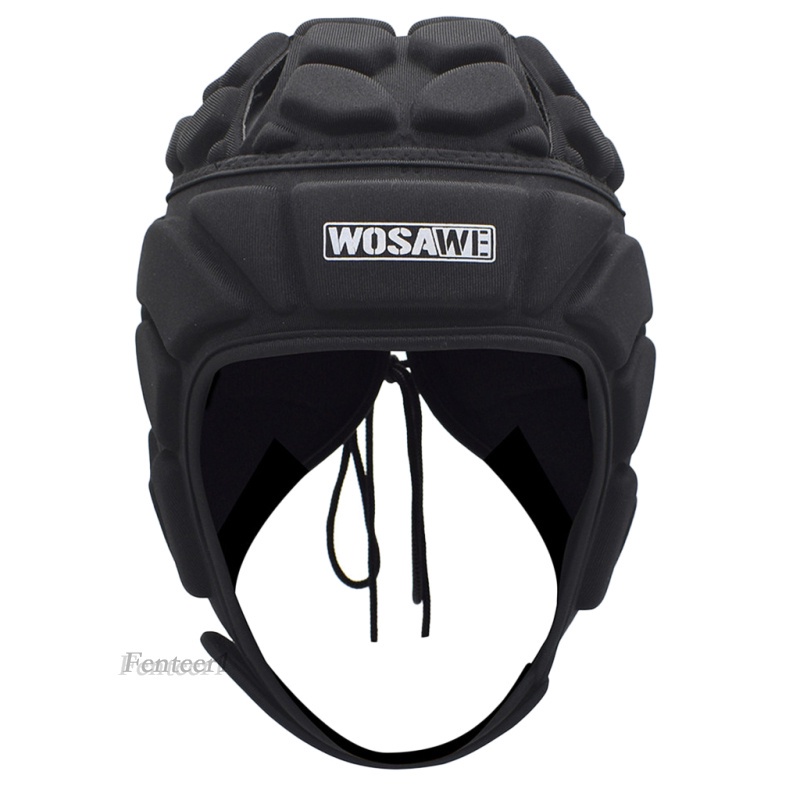 [Fenteer1] Mũ Bảo Hiểm EVA Chống Sốc Phong Cách Thể Thao Bóng Bầu Dục Bóng Bầu Dục M Màu Đen