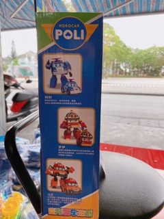 Bộ xe biến hình Poli cho bé