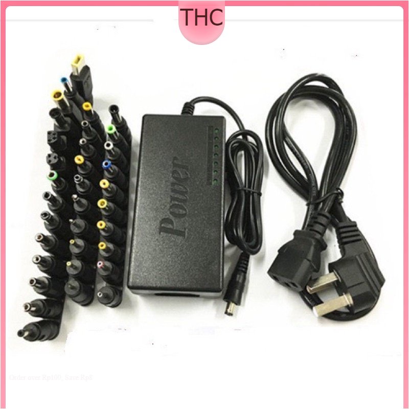 Bộ sạc đa năng cho laptop 34 loại chân( đầu sạc) dùng để sạc cho laptop và các thiết bị khác