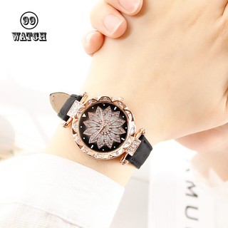 Đồng hồ nữ candycat mặt hoa đính đá siêu đẹp