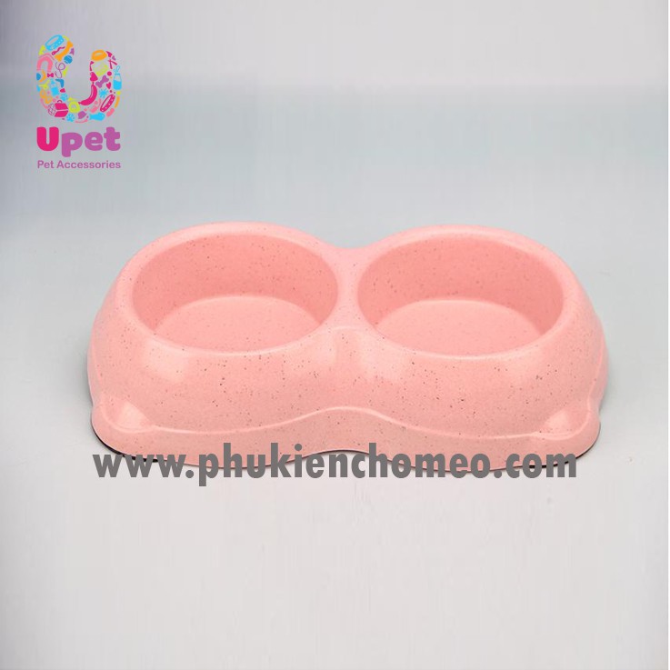 Bát ăn đôi cho chó mèo ( ngẫu nhiên ) được thiết kế dựa trên tiêu chuẩn chất lượng của Châu Âu.