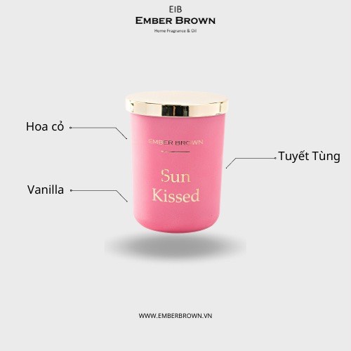 Nến Thơm Ember Brown  Với BST Sparkling Candle Sang Trọng Và Dịu Nhẹ [Có Sẵn - Full Box]