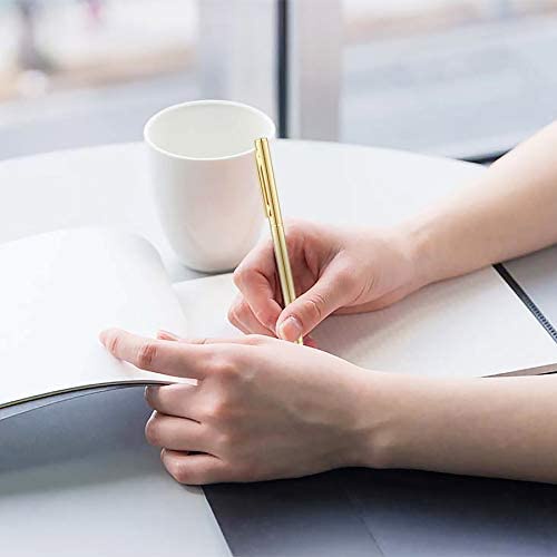 Bộ 6 Bút Bi Mực Đen Ngòi 1mm Dùng Làm Quà Tặng Giáng Sinh / Giáo Viên / Đám Cưới