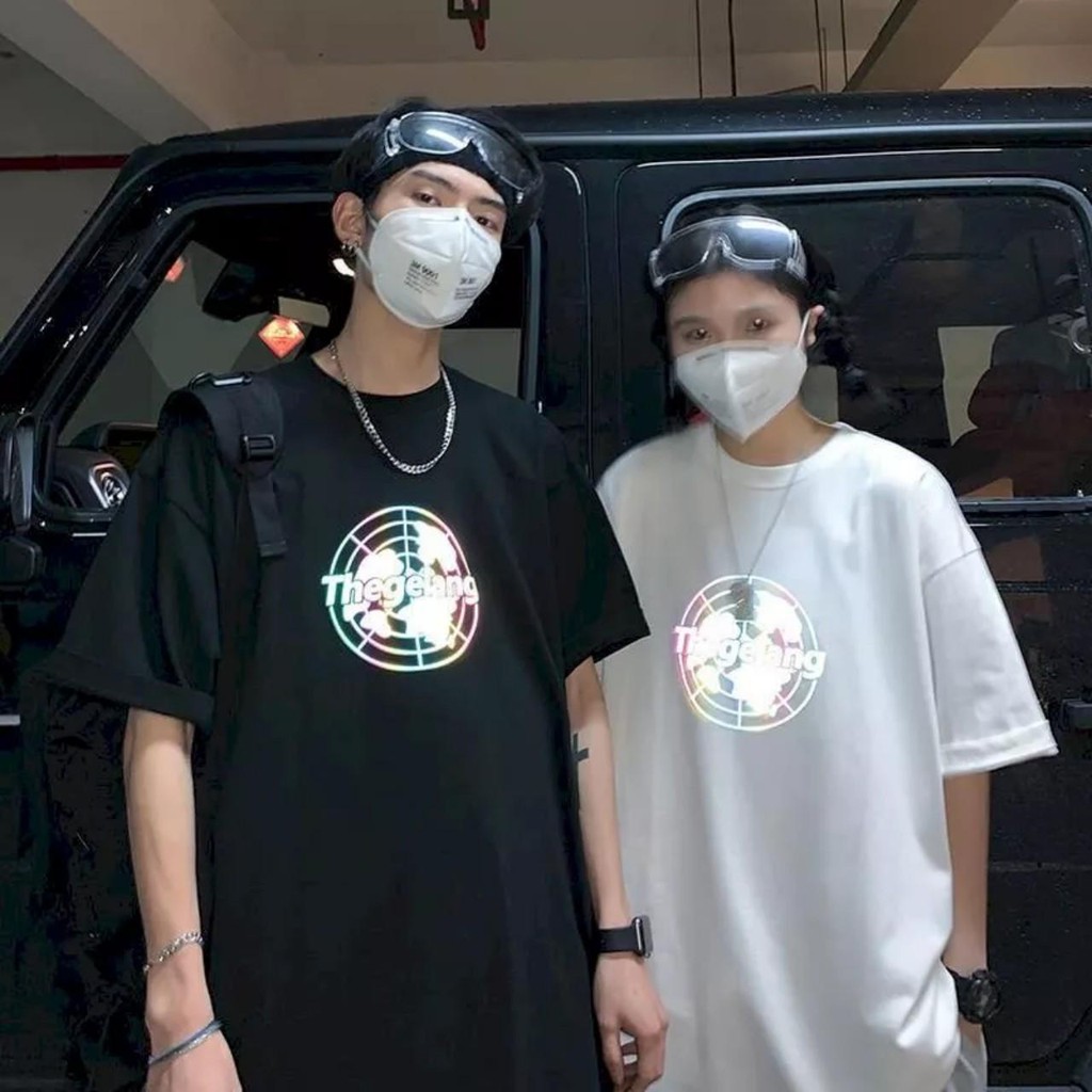 Áo thun Stee Phản quang 7 màu WORLD Unisex