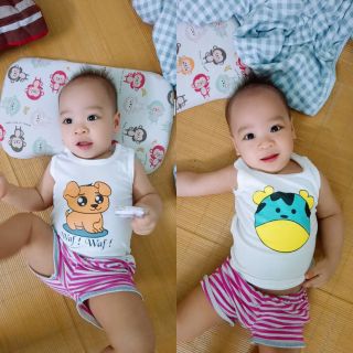 [THANH LÝ] Set 5 áo ba lỗ zara kid cho bé