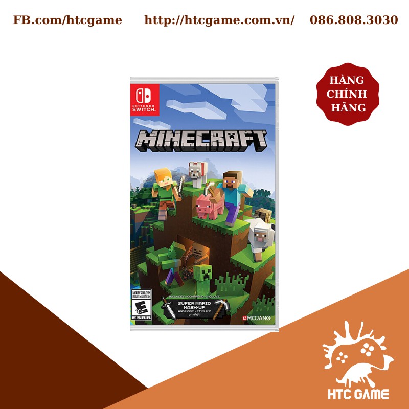 Game Minecraft 2019 Starter Pack MOJANG dành cho máy Nintendo Switch