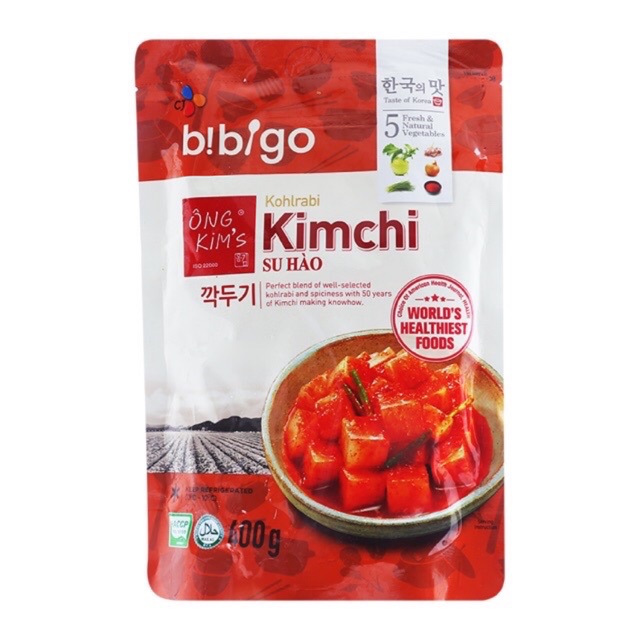 Kim chi su hào Ông Kim's gói 400g