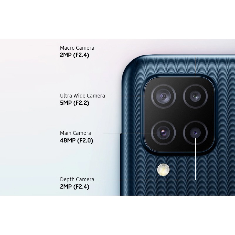 Điện thoại Samsung Galaxy M12 (4GB-64GB) - Hàng Chính Hãng, Mới 100%, Nguyên seal.