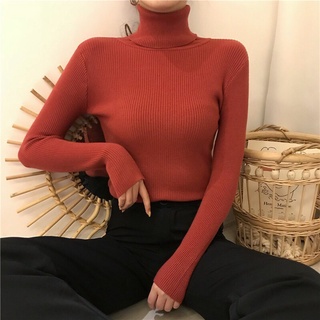Áo len cổ lọ cho nữ.