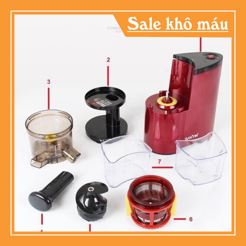 MÁY ÉP CHẬM SAVTM JE-07 CAO CẤP THẾ HỆ MỚI ( TỔNG KHO GIA DỤNG GIÁ GỐC )  [FreeShip – HÀNG MỚI]