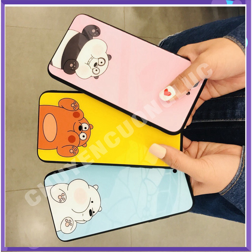 [HOT] Ốp Lưng Kính Cường Lực Panda Kute - A109
