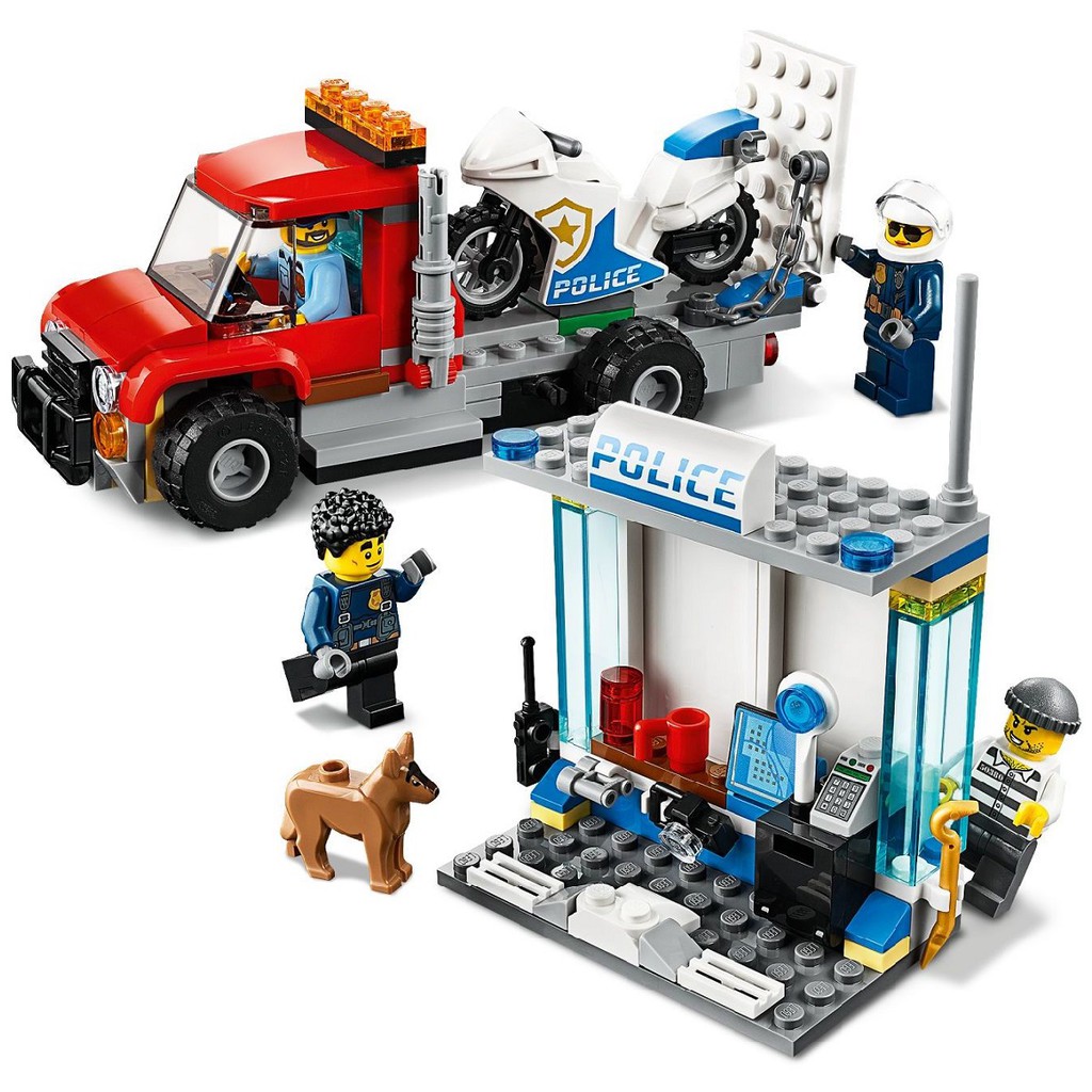 Bộ lắp ráp Thùng Gạch Cảnh Sát - LEGO City 60270 (301 Chi Tiết)