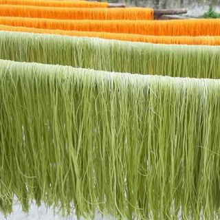 Bún Gấc - bún Chùm Ngây - bún gạo xát dối