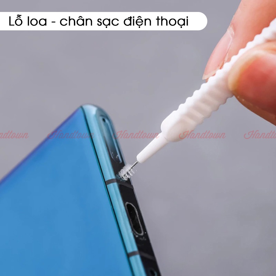 Bộ dụng cụ vệ sinh lỗ loa, chân sạc dành cho điện thoại máy tính bảng laptop tai nghe, lỗ vòi hoa sen