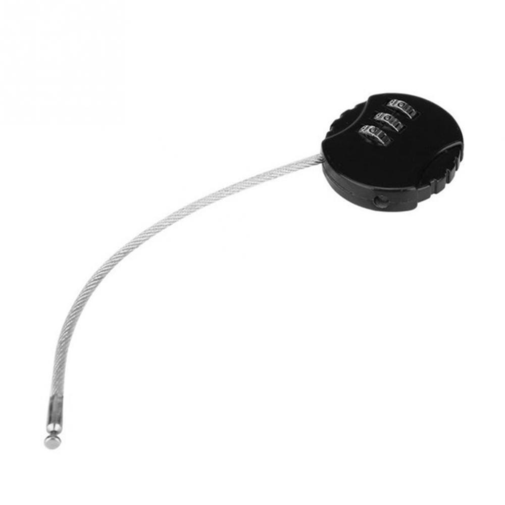 ELLSWORTH Ổ Khóa Số 3 Chữ Số Bằng Dây Thép Tiện Dụng Mang Theo Du Lịch