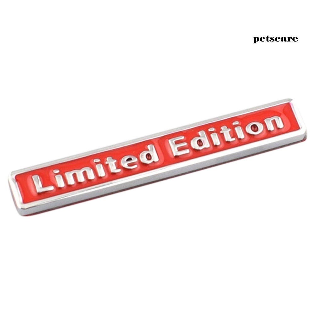 Miếng Dán Trang Trí Thân Xe Hơi In Chữ Limited Edition | BigBuy360 - bigbuy360.vn