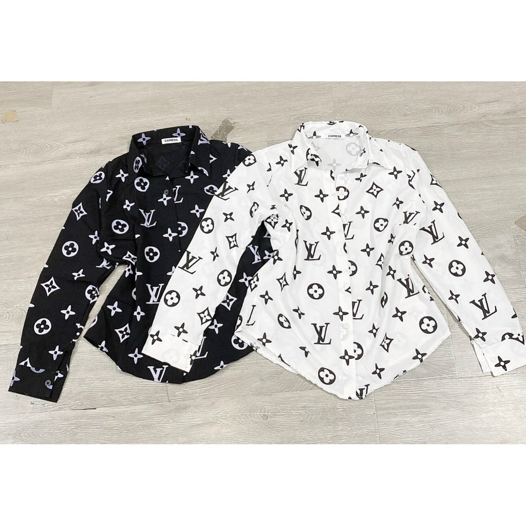 áo sơ mi buộc nơ trước xinh ảnh thật chất mềm