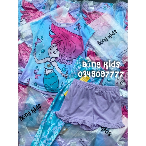 Bộ PJ Bé Gái Nàng Tiên Cá Jellifish