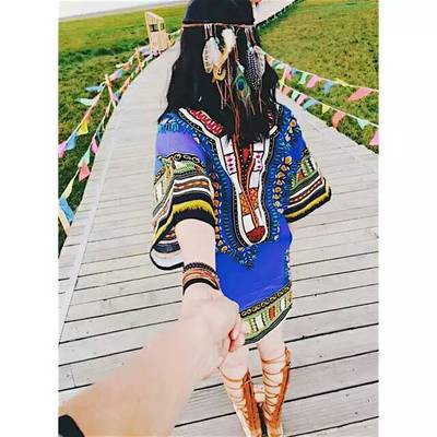 Băng đô phối lông vũ kiểu thổ cẩm dân tộc thời trang cho nữ