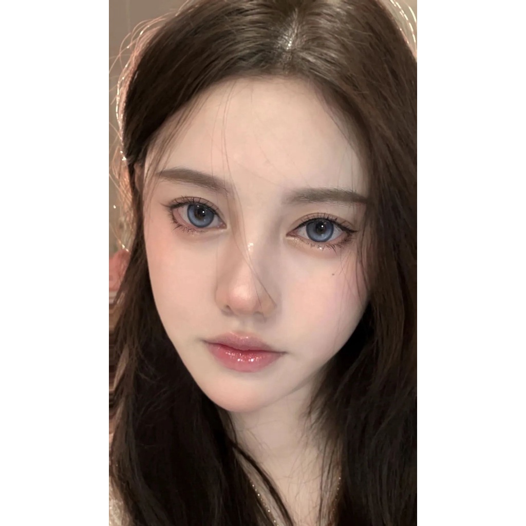 Kính áp tròng Lyndong VI-II màu xanh kích thước lớn 14.50mm lớp 0-8.00 sử dụng trong một năm