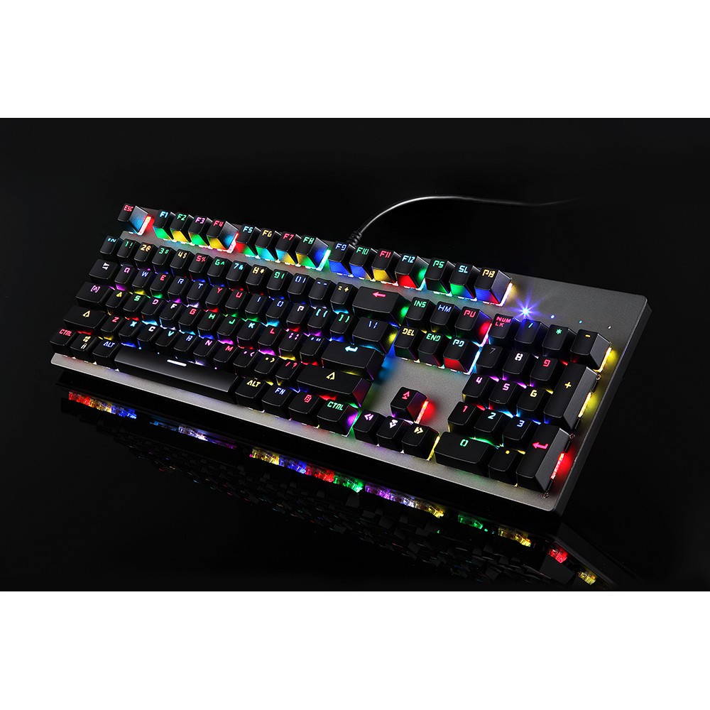 MOTOSPEED CK89 Mechanical Keyboard Gaming Keyboard Wired USB Customized LED RGB Backlit with 104