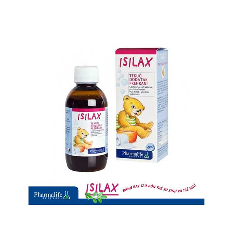ISILAX BIMBI THẢO DƯỢC CHÂU ÂU TRỊ TÁO BÓN CHO TRẺ HỘP 200ML