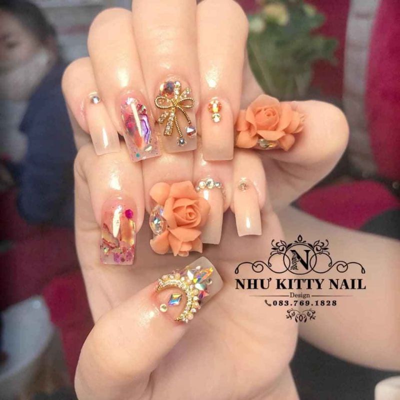 [PHỤ KIỆN NAILS] Phụ kiện Nơ Kim Loại