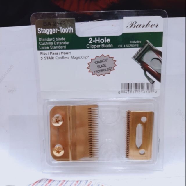 [Mỹ Phẩm Hồng Sơn] Bộ lưỡi kép tông đơ Barber