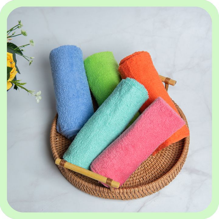 Khăn mặt cotton cao cấp,khăn cotton trơn nhiều màu sắc phong cách hàn quốc 2021-Nam Đô-20436