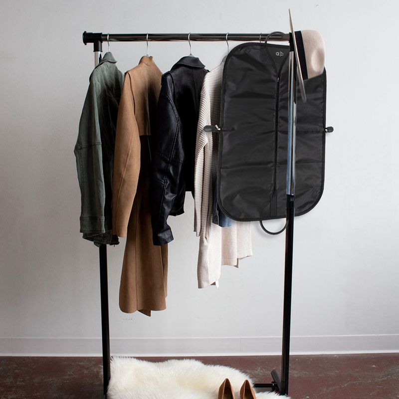 Túi Đựng Áo Khoác / Đầm Chống Bụi Có Khóa Kéo Kích Thước 60x100Cm Tiện Dụng Mang Theo Du Lịch