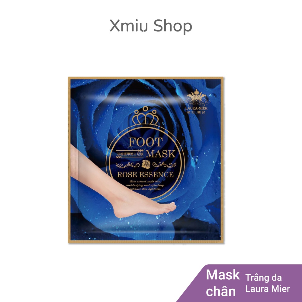 MẶT NẠ Ủ CHÂN DƯỠNG TRẮNG DA LAURA MIER Loại Ngắn