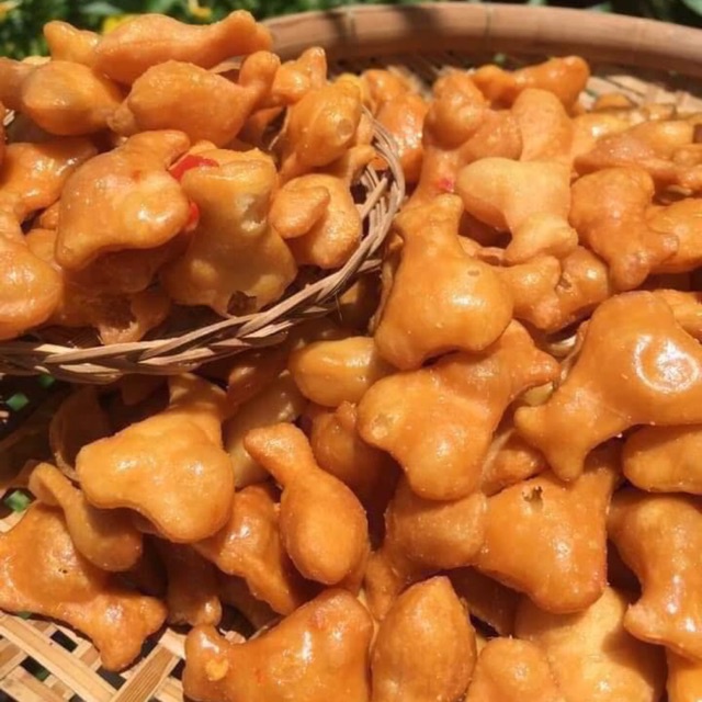BỊCH 500G BÁNH QUẨY ĐÙI GÀ CAY NGON GIÒN TAN