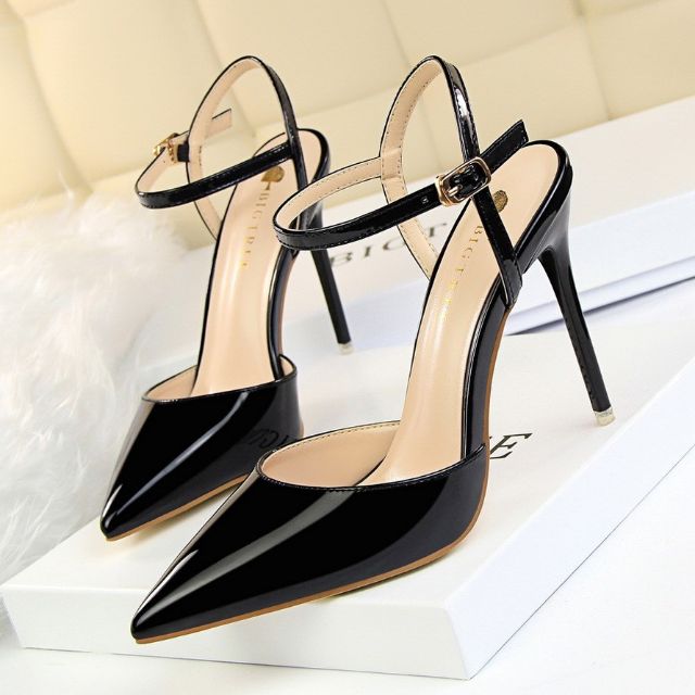 Giày cao gót mũi nhọn cao 10cm BIG SIZE 33 34 40 41 42 43