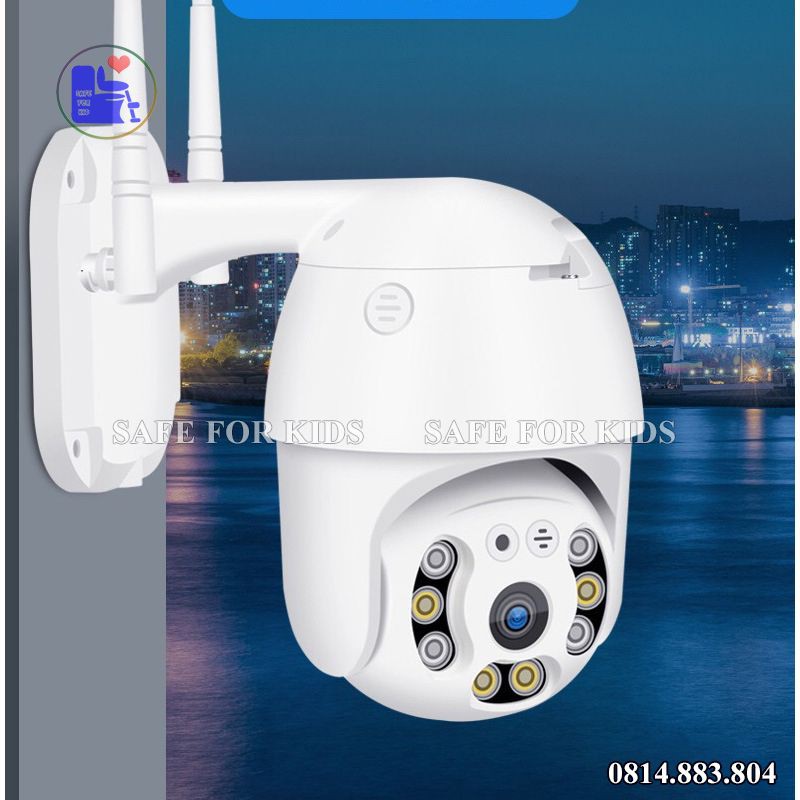 Camera Ngoài Trời Xoay 350 Độ, Camera Giám Sát Ban Đêm Hồng Ngoại Kết Nối Điện Thoại Máy Tính | BigBuy360 - bigbuy360.vn